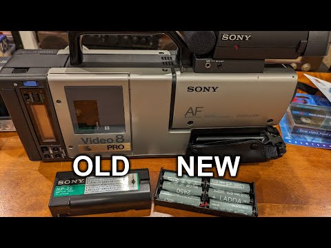 New battery for Sony CCD-V110 camcorder (from 1986) - YouTube