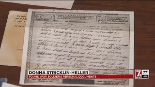 Woman tries to reunite WWII soldier's letters with his family