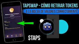 🟡TapSwap - Cómo RETIRAR CORRECTAMENTE LOS TOKENS DE $TAPS AL INTERCAMBIO.