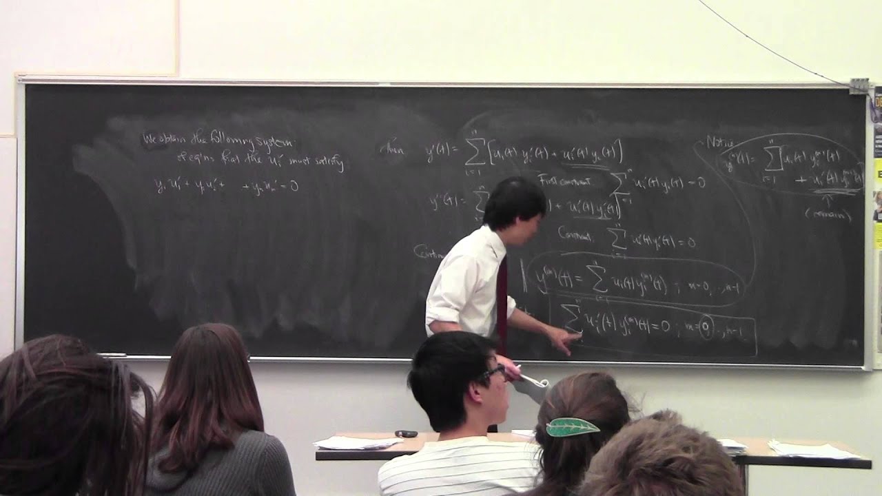 Math 111 Differential Equations Lecture 15.2 4.4 Variation of Parameters