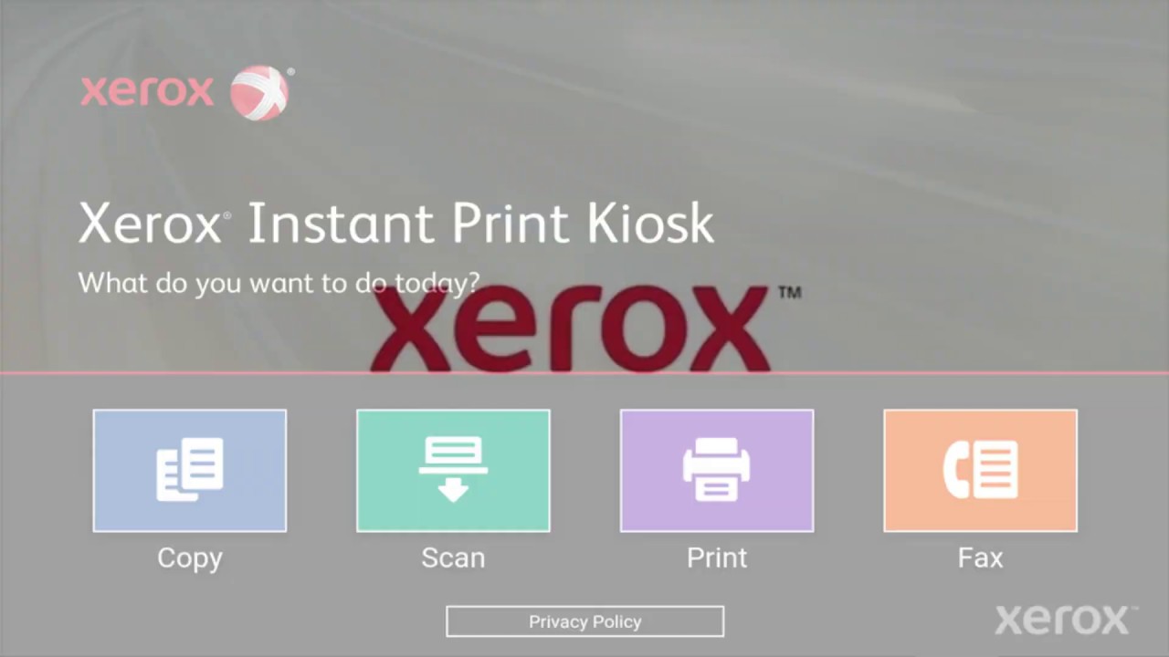 Xerox® Instant Print Kiosk Simple Print from Dropbox