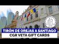 Tirón de orejas a Santiago y alerta país: CGR veta gift cards y ordena descontar horas de paro