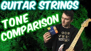 Guitar Strings Tone Comparison (2019)