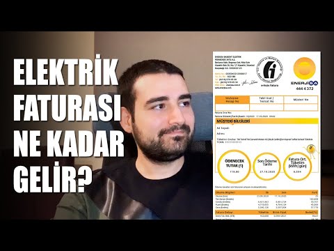 Video: Aylık ortalama elektrik faturası ne kadar?