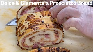 PROSCIUTTO BREAD: Made With The FINEST IMPORTED Italian Meats At Dolce & Clemente's Italian Market!
