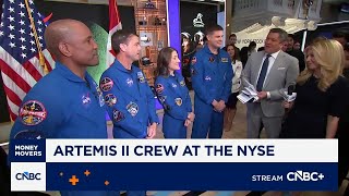 Watch CNBC's full interview with the Artemis II crew