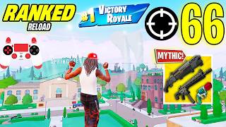 66 Elimination Squad Ranked RELOAD” Gameplay Wins (NEW! Fortnite Chapter 7 PS4 Controller)