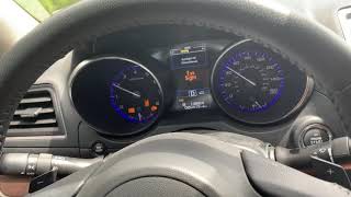 2017 Outback Shaking & Warning Lights