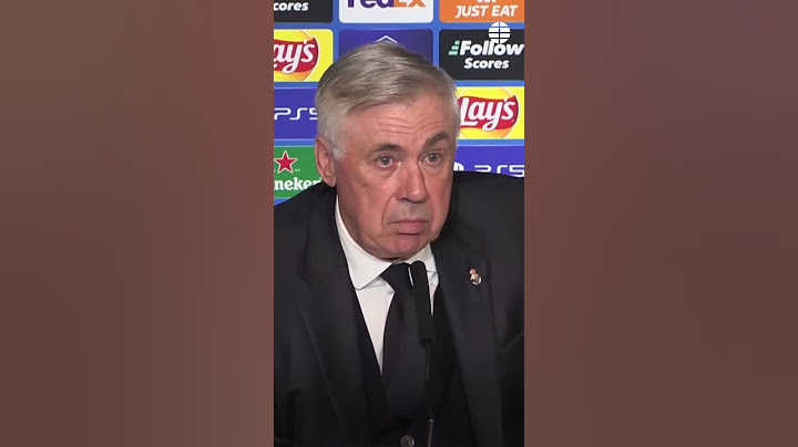 Ancelotti: "Me parece que Julián da con el pie izquierdo el segundo toque"