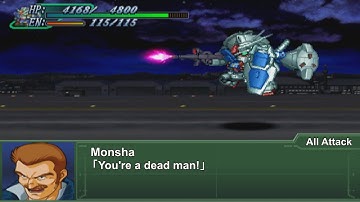 [ENG Sub]Super Robot Wars Alpha 3 - Gundam GP01 Fb Attacks | 第3次スパロボα - ガンダム試作1号機Fb 全武装