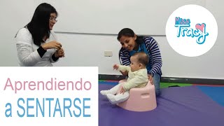 ¿A que edad debe sentarse mi bebe?  Aprendiendo a sentarse.