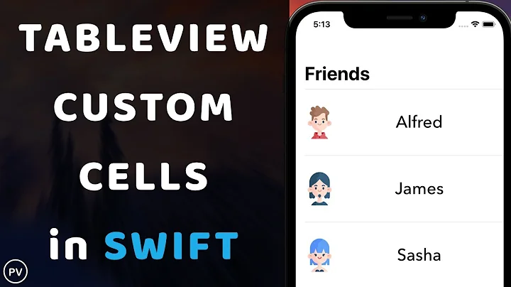 Swift UITableView with Custom Cells | Tutorial