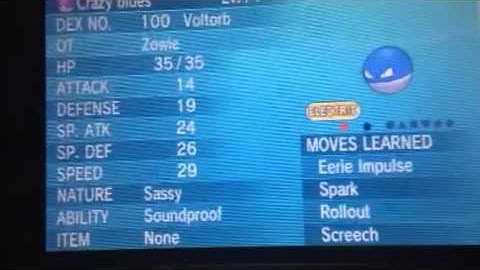 Pokemon ORAS Live Shiny Voltorb