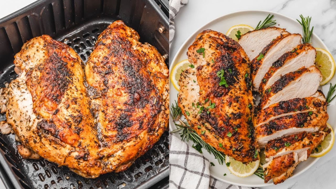 Air Fryer Roasted Turkey Legs - My Forking Life