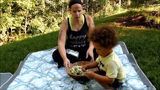 Can a 2 year old make an Eat Smart Salad?