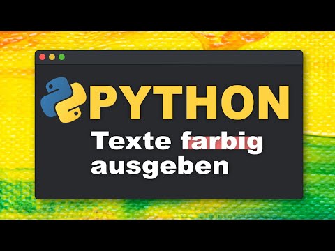 Python: Bunte Texte