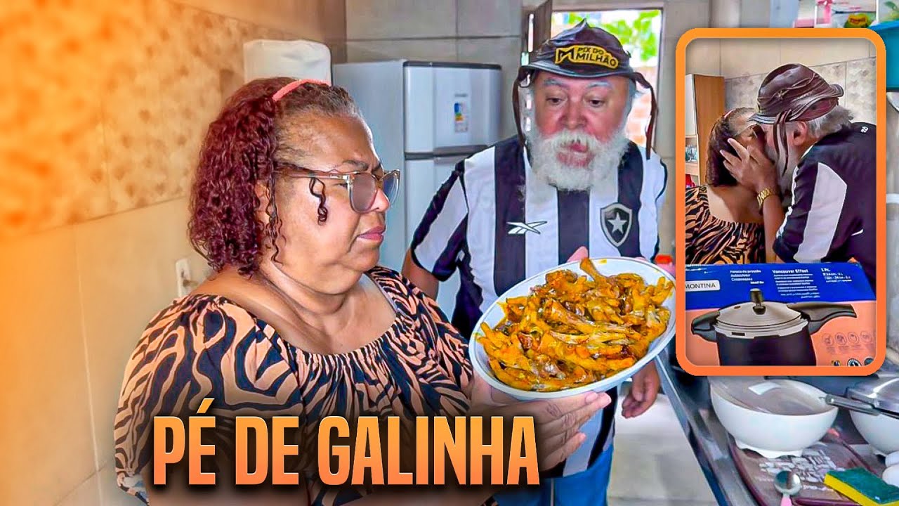 A RECEITA DE HOJE FOI PÉ DE GALINHA | RECEITAS DA ZAZA 