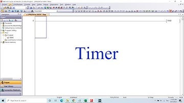 การใช้คำสั่ง Timer PLC Mitsubishi