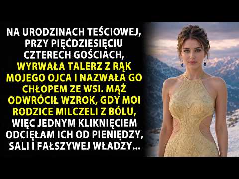 "To dla ważnych gości!”😡 teściowa upokorzyła moich rodziców. Mąż milczał. Zrobiłam to…