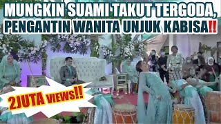 DIPIKIRNYA GA BISA, PENGANTIN UNJUK KABISA‼️ #amonestv #rampakkendang #pengantinviral #viraltiktok