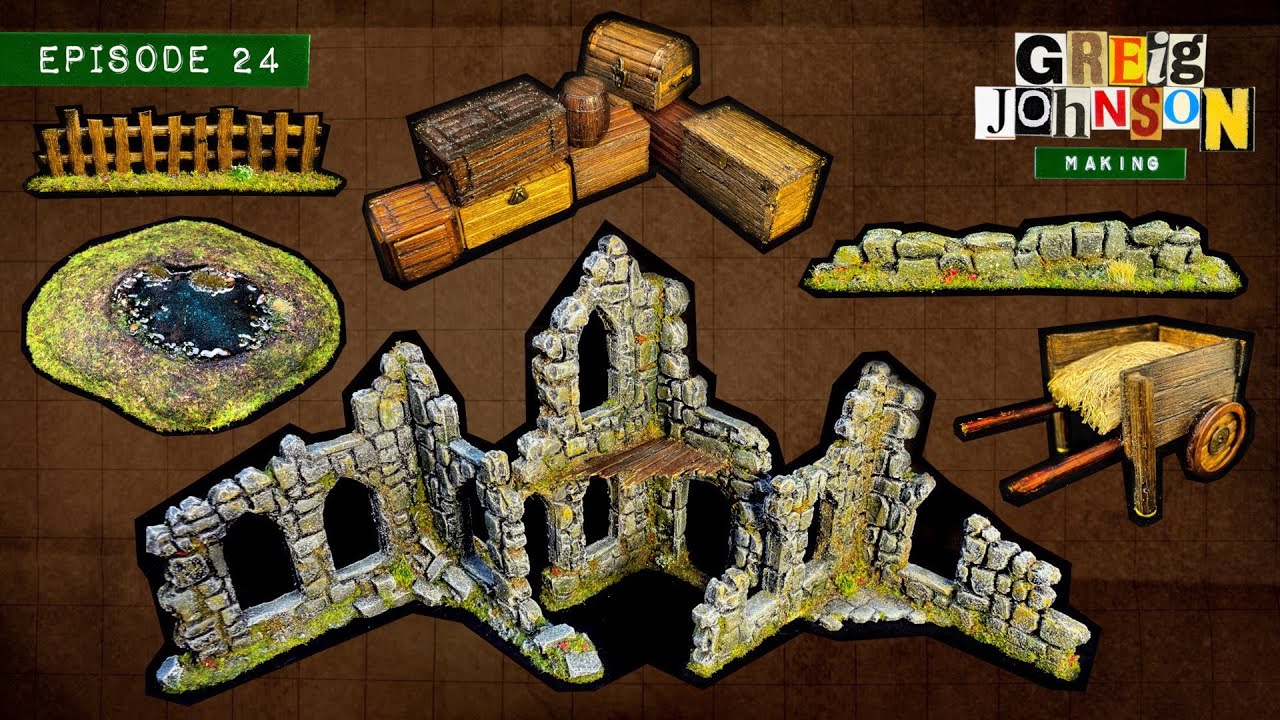 Making castle ruins and scatter terrain