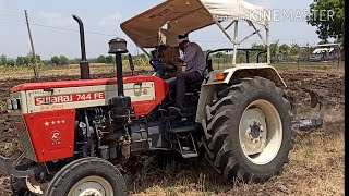 Swaraj 744 fe with 3mb plough