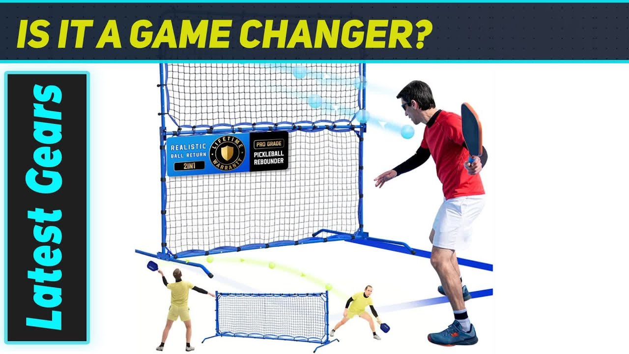 Amazing Pickleball Trainer! Winthai 2-in-1 Rebounder Net