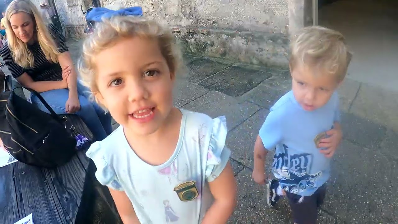 Fun with the Sunkel Family Kid in Saint Augustine at Nights of Lights