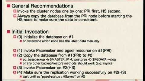 Building a Non-Shared Storage HA Cluster with Pacemaker and PostgreSQL 9.1