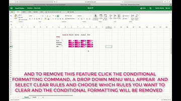 HOW TO USE DATA BARS  CONDITIONAL FORMATTING IN EXCEL ONLINE ONEDRIVE