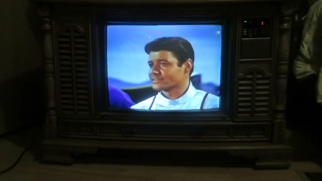 Testing the 1985 Curtis Mathes Color TV Console Model K2654RM Chassis C87-3, Lost in Space VHS tape