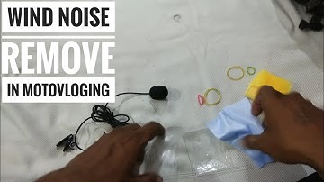 Wind noise Cancellation in motovloging ll Problem solve sjcam mic