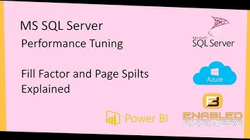 Fill Factor and page splits explained:- Primer