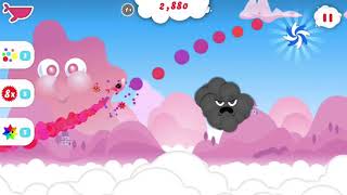 Whale Trail Gameplay, red to purple with no cloud damage screenshot 2