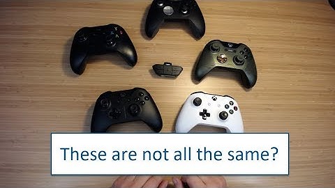 Xbox One Controller Evolution