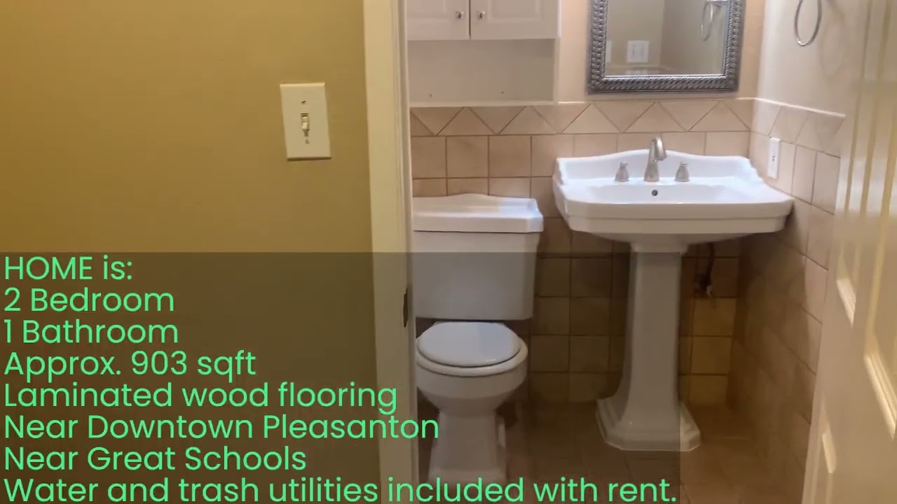 Charming and Cozy 2 Bed 1 Bath Condo in Pleasanton