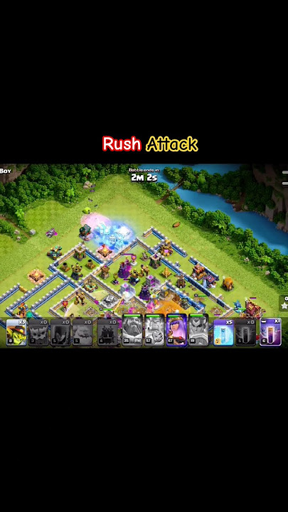 Full Rush Gameplay 14TH #clashofclans #games #shortvideo #14thattack #sumit007live #subscribe