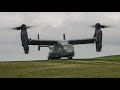 USAF V-22 OSPREY CAME TO SAY HELLO AND TOOK A BOW  4K