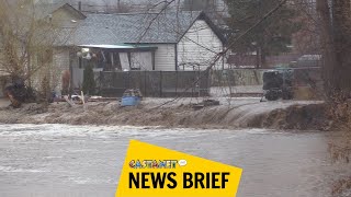 High floodwaters impact Merritt