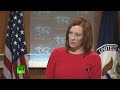 Psaki caught on hot mic calling her own statement ridiculous