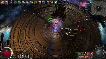 Deathless Maven on lvl 1 Explosive Arrow gem(43mil ignite) Elementalist - Sentinel 3.18