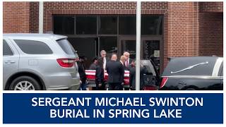 Sergeant Michael Swinton burial in Spring Lake