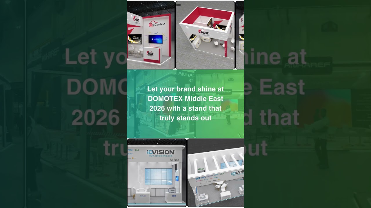 Exhibition stand Builder | DEC EXPO CREATIVE | DOMOTEX Middle East 2026 | 