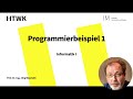 8-Informatik I, Programmierbeispiel 1