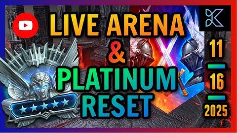 Raid: Shadow Legends  -  TUЯ KruYseN & Abit Live Arena - PLATINUM RESET