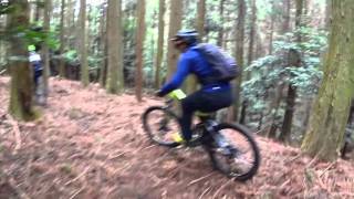 ＭＴＢトレイルライド　ＫＢ山新ルート　20160313