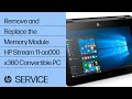 Remove and Replace the Memory Module | HP Stream 11-aa000 x360 Convertible PC | HP