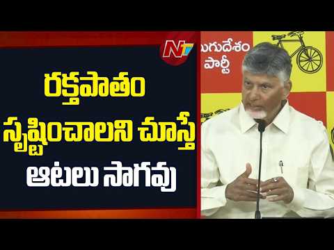 CM Chandrababu Fires : నాపై రాళ్లు, చెప్పులతో దాడి చేయించారు | NTV Telugu
