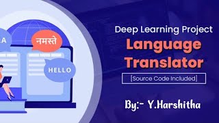 Language translator using python #deeplearning #miniproject #youtube #languagetranslation #coding News