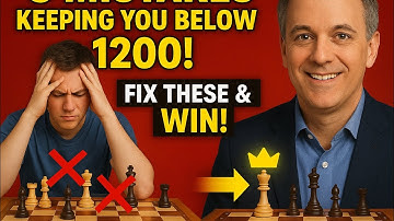 5 Biggest Mistakes Every 1200 Rated Chess Player Makes ♟️ | Fix These & Win Instantly!
